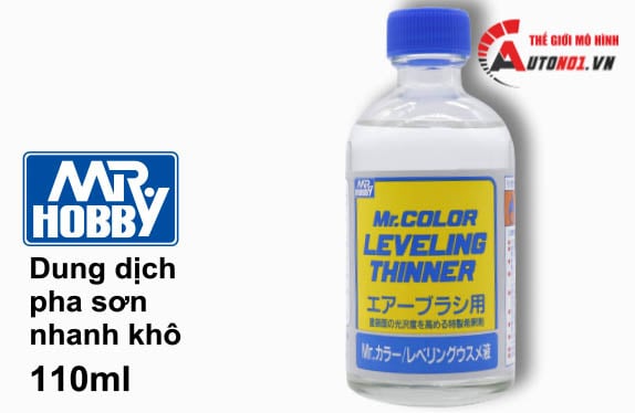  Dung dịch pha sơn leveling thinner lacquer T-106 nhanh khô 110ml Mr.Hobby T106 