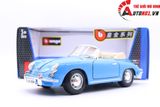  Mô hình xe Porsche 356b Cabriolet 1961 Blue 1:18 Bburago 6716 