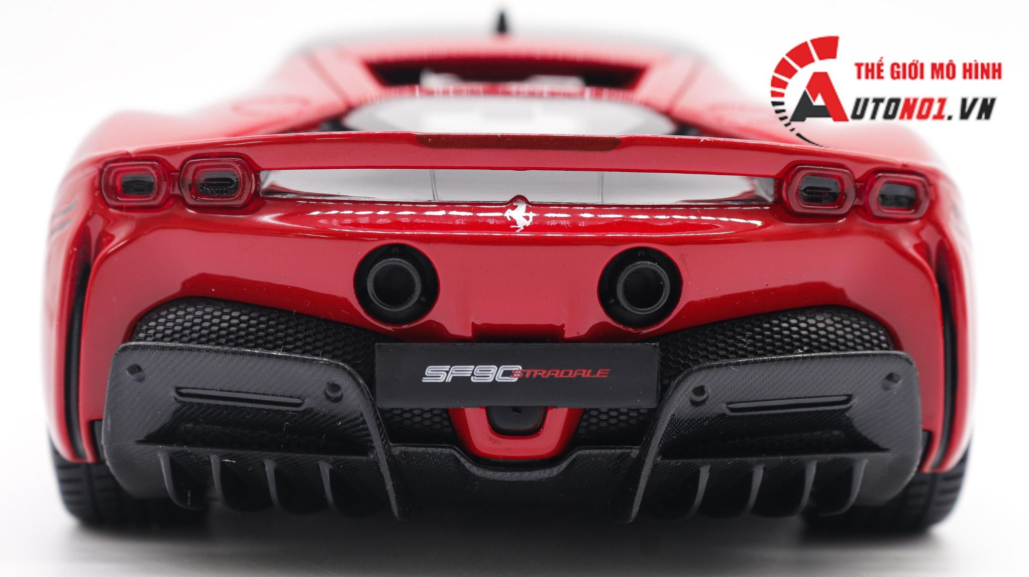  Mô hình xe Ferrari Sf90 Stradale Red 1:18 Bburago 7936 