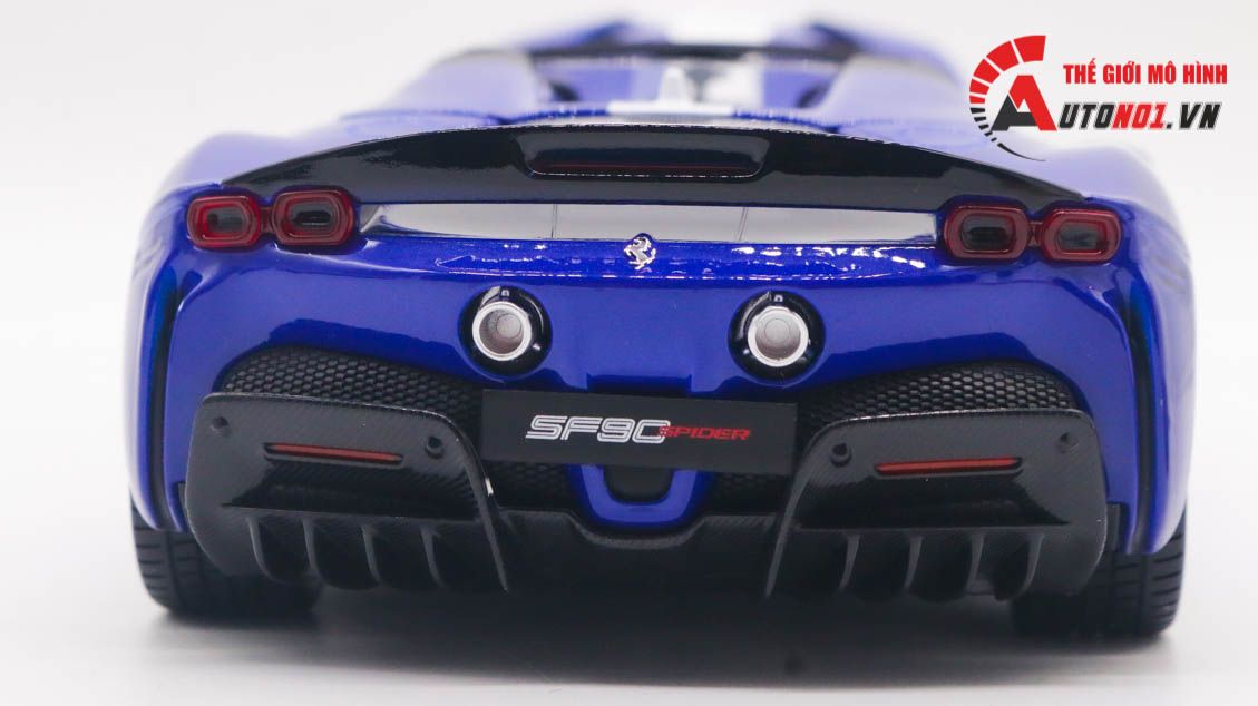  Mô hình xe Ferrari Sf90 Stradale Assetto Fiorano 1:18 Bburago 8129 