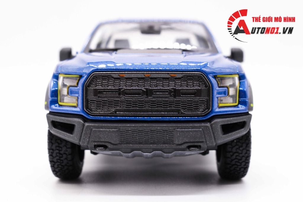 MÔ HÌNH 2017 FORD RAPTOR F150 BLUE 1:24 MAISTO 3296