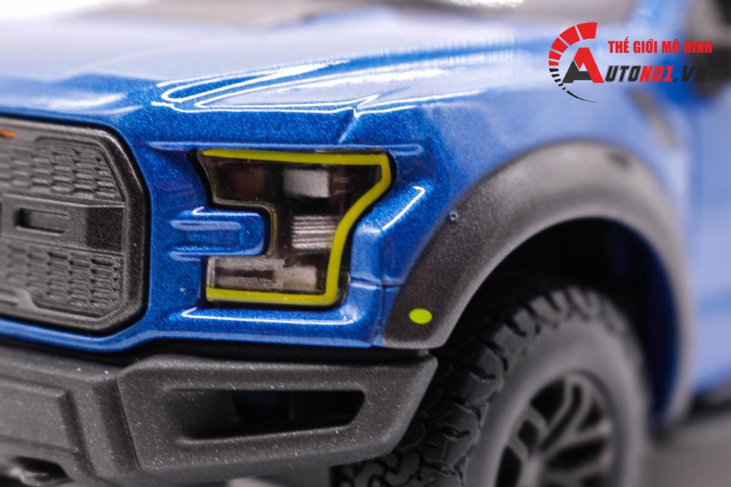 MÔ HÌNH 2017 FORD RAPTOR F150 BLUE 1:24 MAISTO 3296