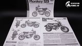  MÔ HÌNH KIT MÔ TÔ HONDA MONKEY 125 1:12 TAMIYA 14134 