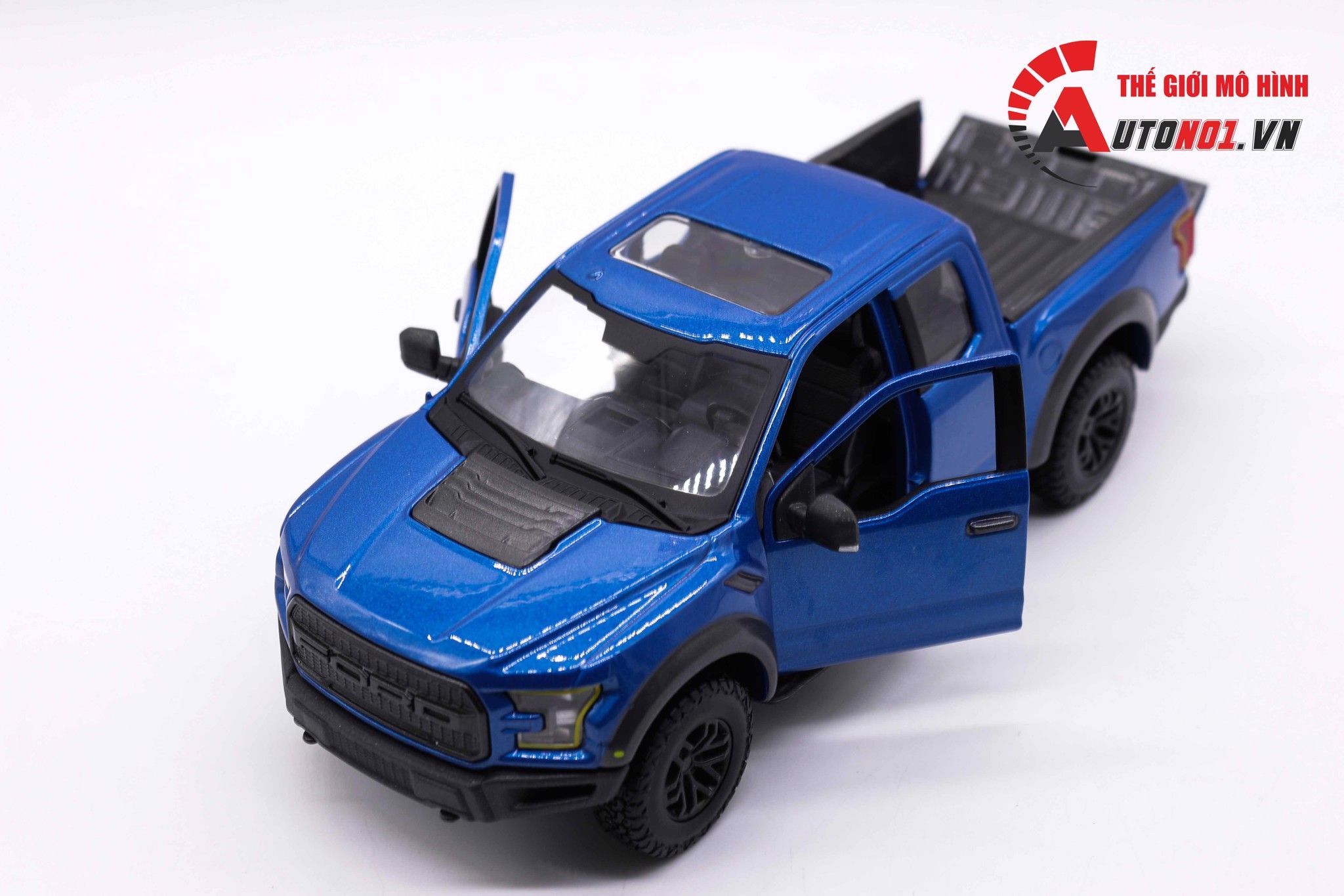  Mô hình xe Ford Raptor F150 2017 mở được 2 cửa có bản quyền chính hãng 1:24 Maisto 3296 