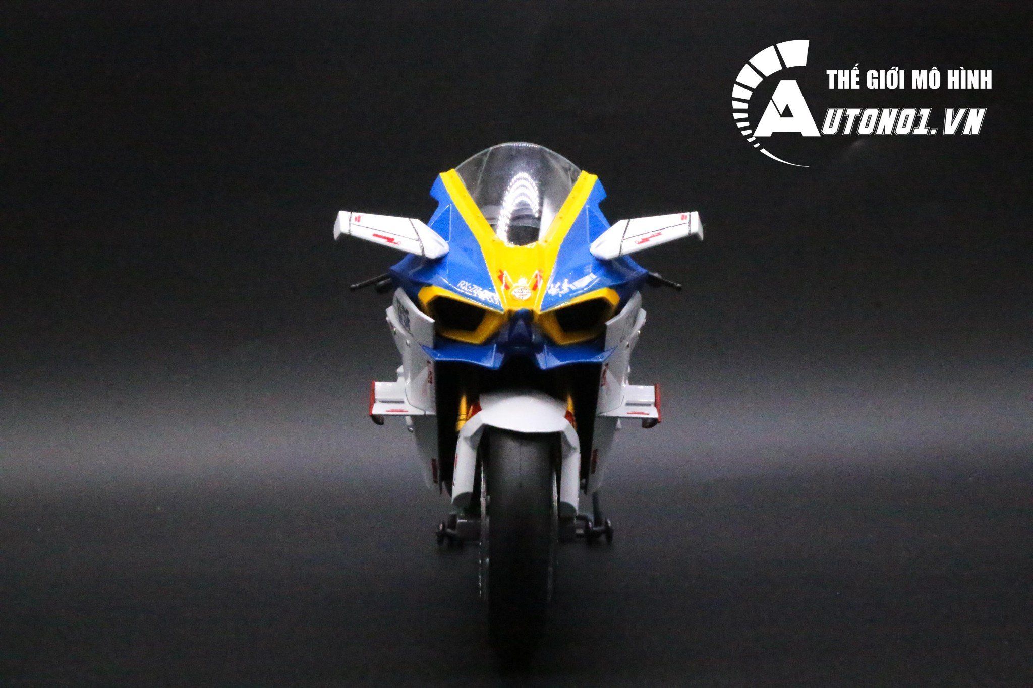  Mô hình xe cao cấp Kawasaki H2r Custom Gundam 1:12 Tamiya D097a 