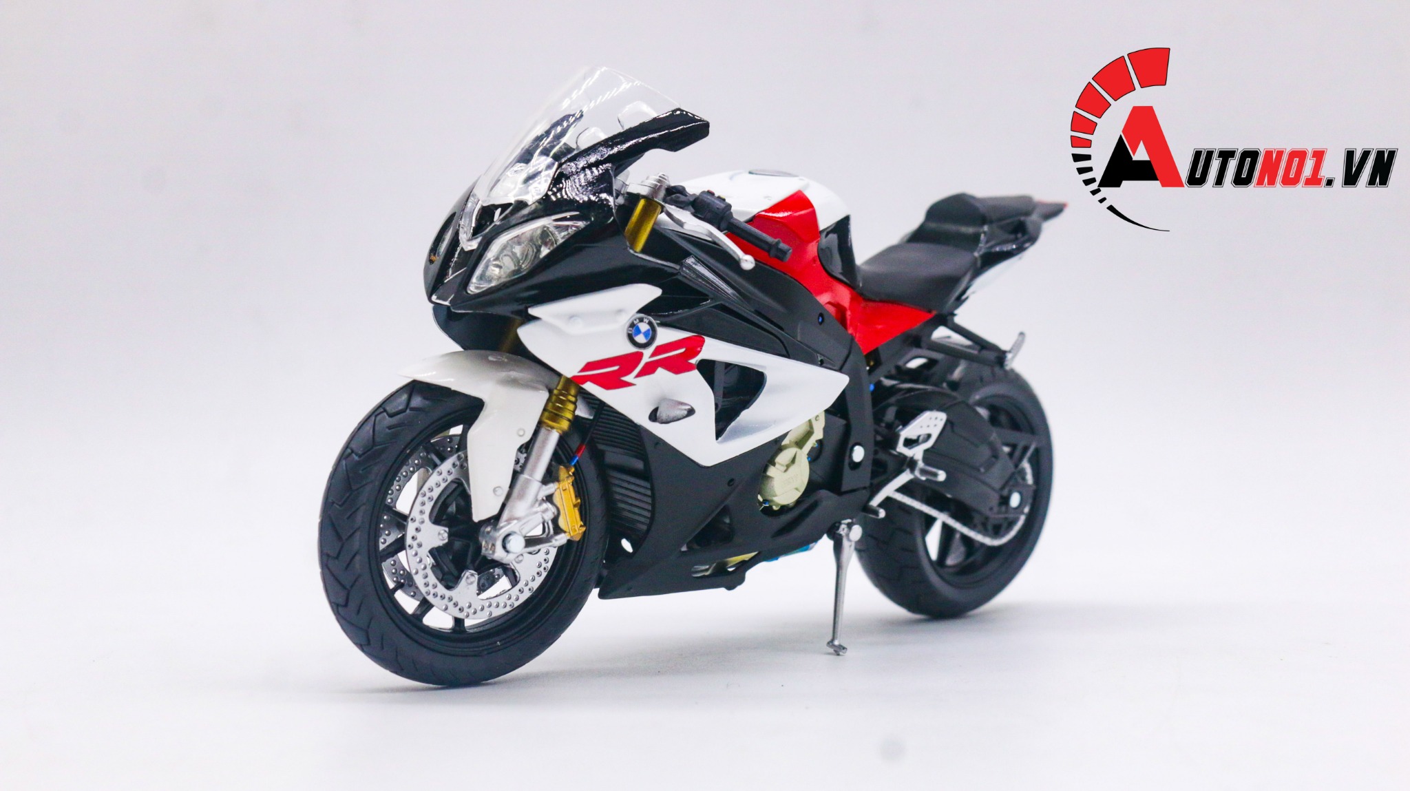  Mô hình xe độ BMW S1000RR độ pô tỉ lệ 1:12 Autono1 Joycity D022B 