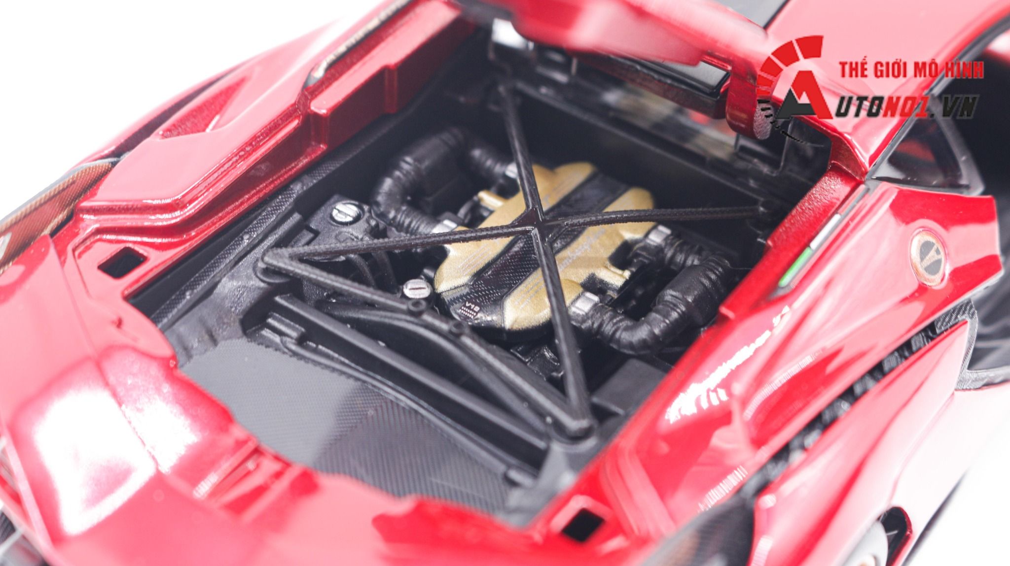  Mô hình xe Lamborghini Sian Fkp 37 Red 1:24 Bburago 7935 