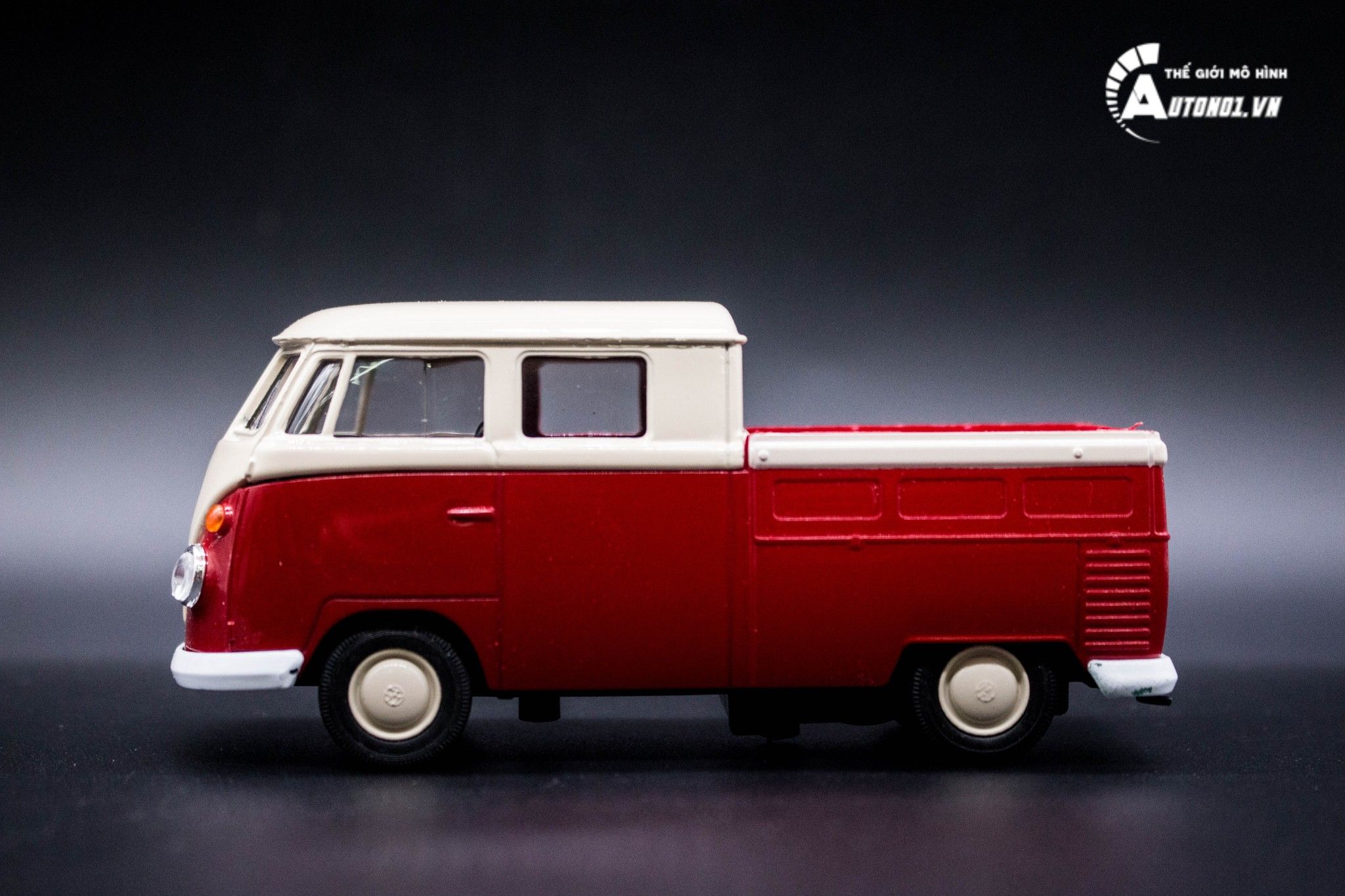  Mô hình xe Volkswagen Pick Up T1 Double Cabin Red White 1:36 6133 