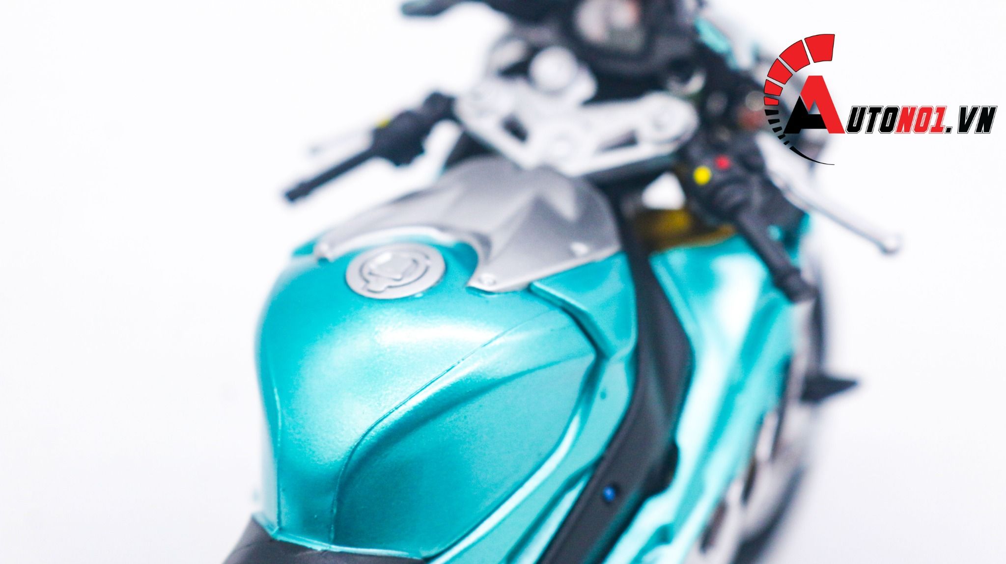  Mô hình xe độ BMW S1000RR green metallic độ pô 1:12 Autono1 Joycity D022F 