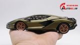  Mô hình xe Lamborghini Sian Fkp 37 Green đánh lái được full open 1:24 Bburago 7934 