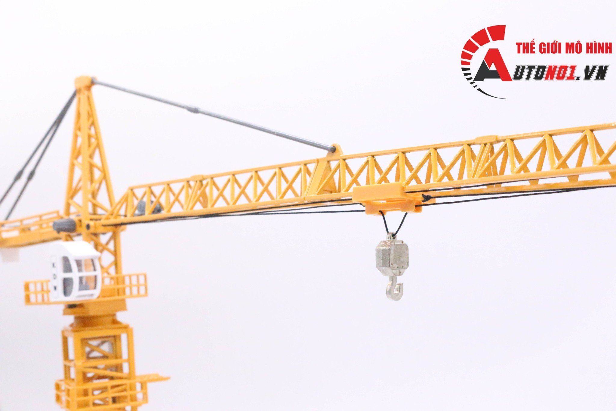  Mô hình xe cẩu tháp bằng kim loại tỉ lệ 1:50 625017 Kaidiwei 5684 
