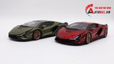  Mô hình xe Lamborghini Sian Fkp 37 Green đánh lái được full open 1:24 Bburago 7934 