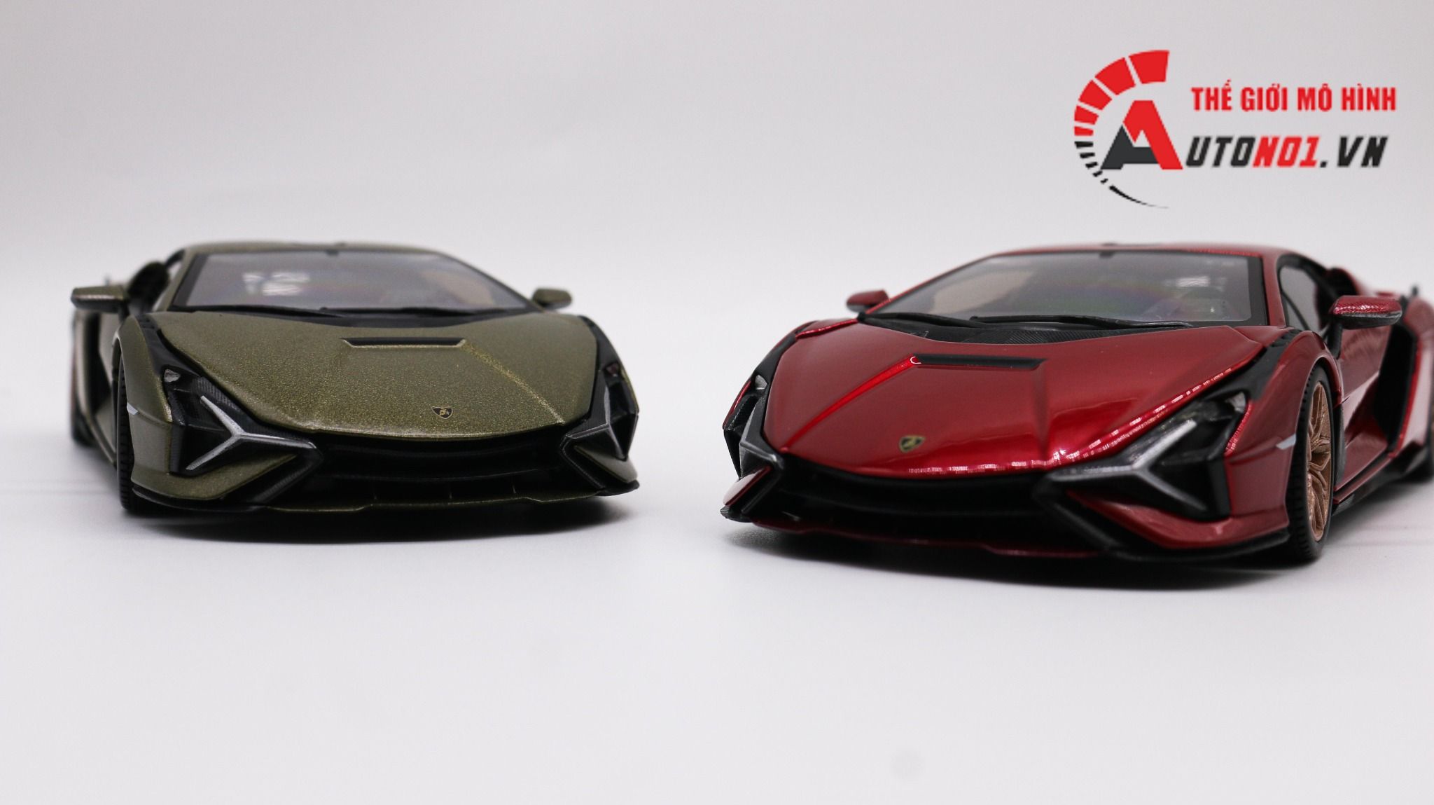  Mô hình xe Lamborghini Sian Fkp 37 Red 1:24 Bburago 7935 