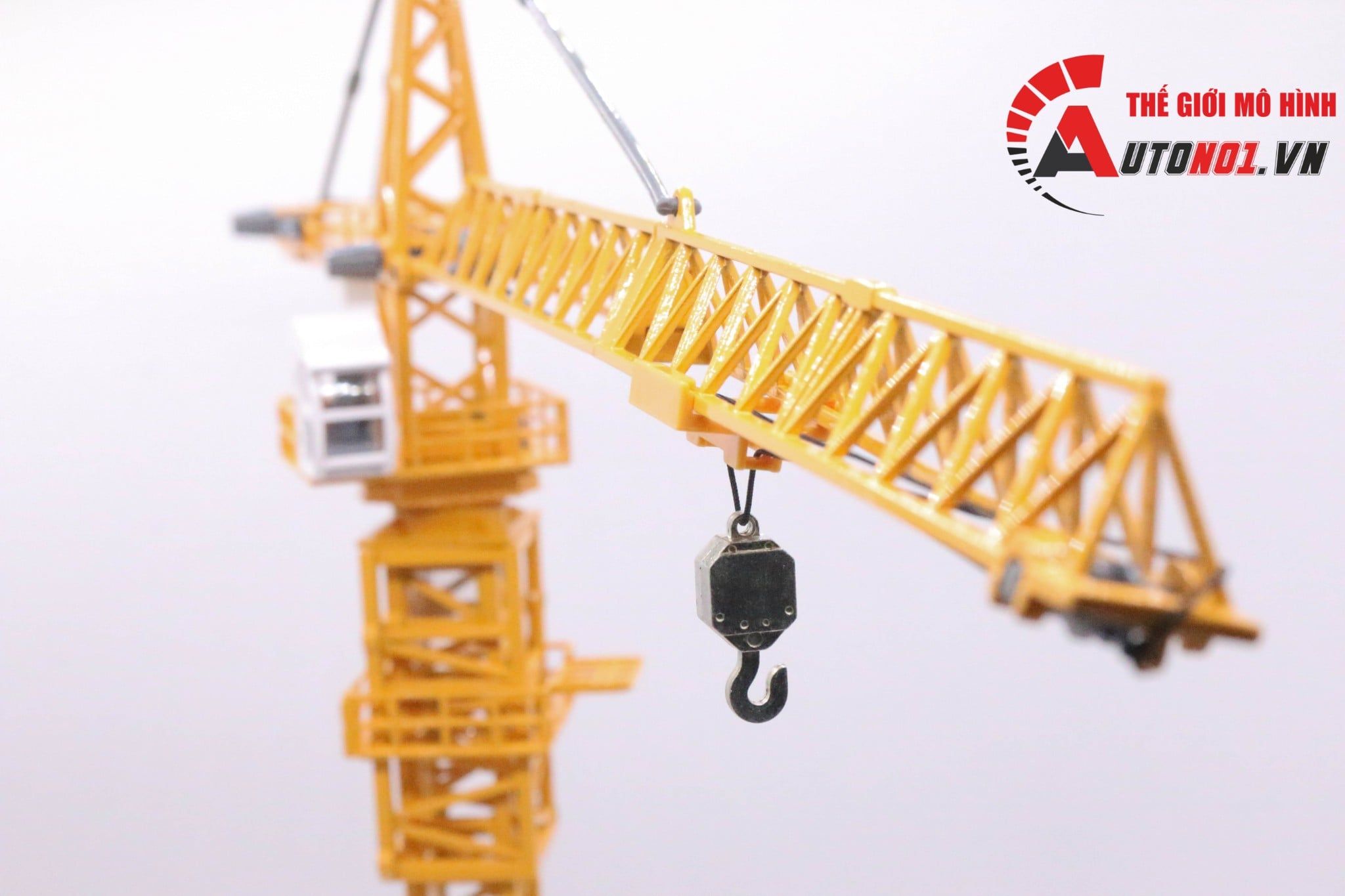  Mô hình xe cẩu tháp bằng kim loại tỉ lệ 1:50 625017 Kaidiwei 5684 