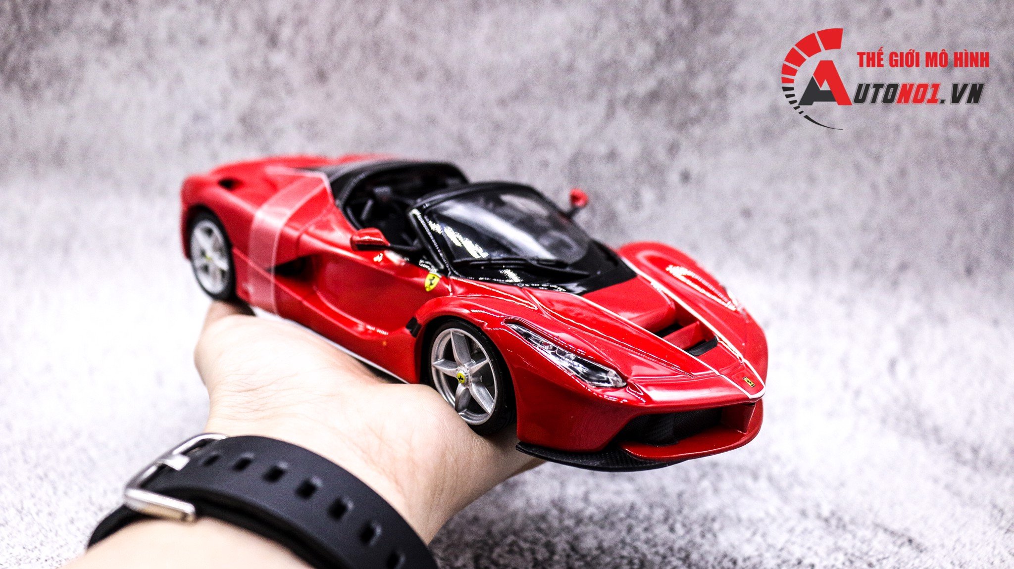  Mô hình xe Ferrari Laferrari Aperta Red 1:24 Bburago 4885 