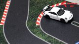  Diorama mặt đường/ bãi đỗ xe parking in PP cán mờ chống nước bụi bẩn khổ dài 20x60cm cho xe mô hình 1:64 DR030 