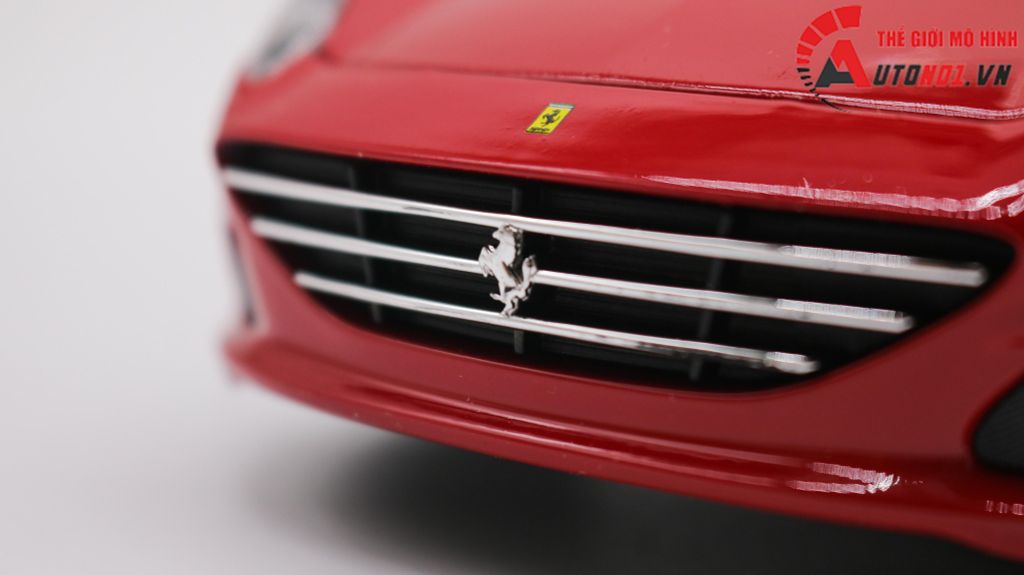 XE MÔ HÌNH FERRARI CALIFORNIA T CLOSE TOP RED 1:18 BBURAGO 1678