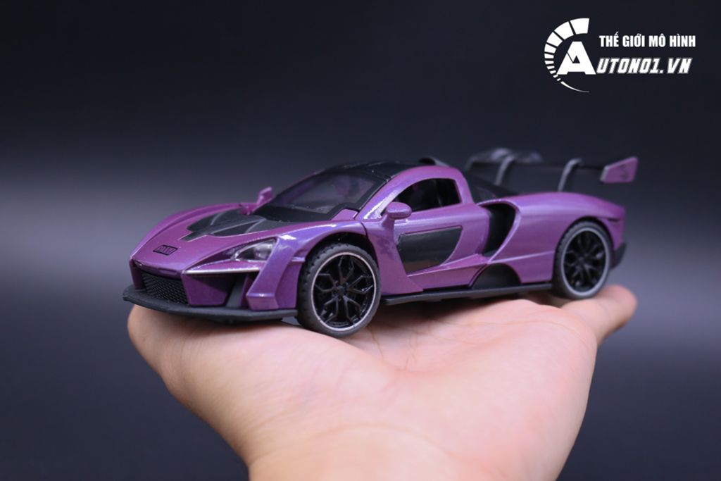 MÔ HÌNH XE MCLAREN SENNA PURPLE 1:32 NEWAO 7003