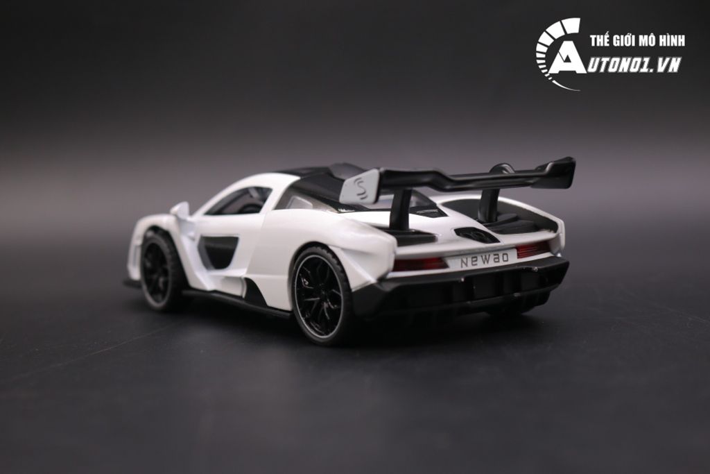 MÔ HÌNH XE MCLAREN SENNA WHITE 1:32 NEWAO 7001