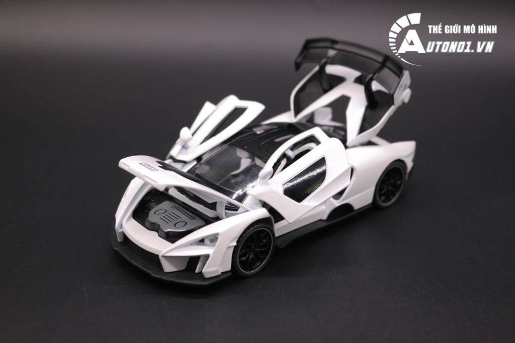 MÔ HÌNH XE MCLAREN SENNA WHITE 1:32 NEWAO 7001