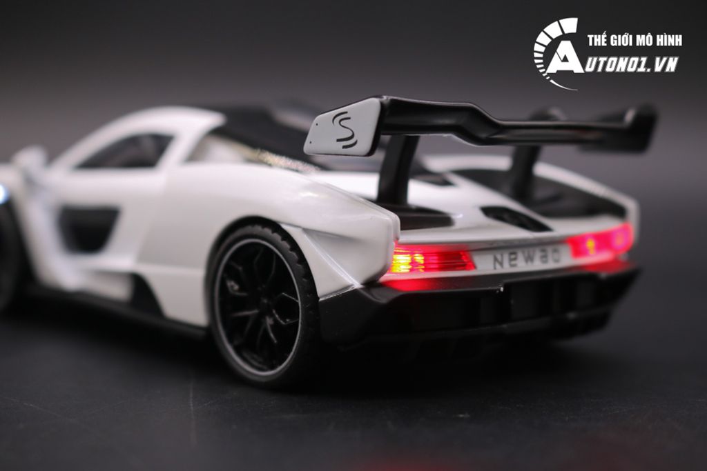 MÔ HÌNH XE MCLAREN SENNA WHITE 1:32 NEWAO 7001