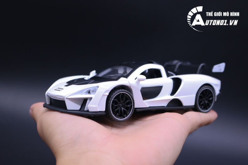 MÔ HÌNH XE MCLAREN SENNA WHITE 1:32 NEWAO 7001