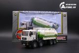  Mô hình xe tải vận chuyển nước thải tái chế green white kaidiwei 1:50 7005 