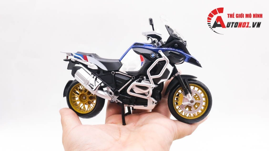  Mô hình xe BMW R1250 GS có đế tỉ lệ 1:12 CCA 31707 MT072 