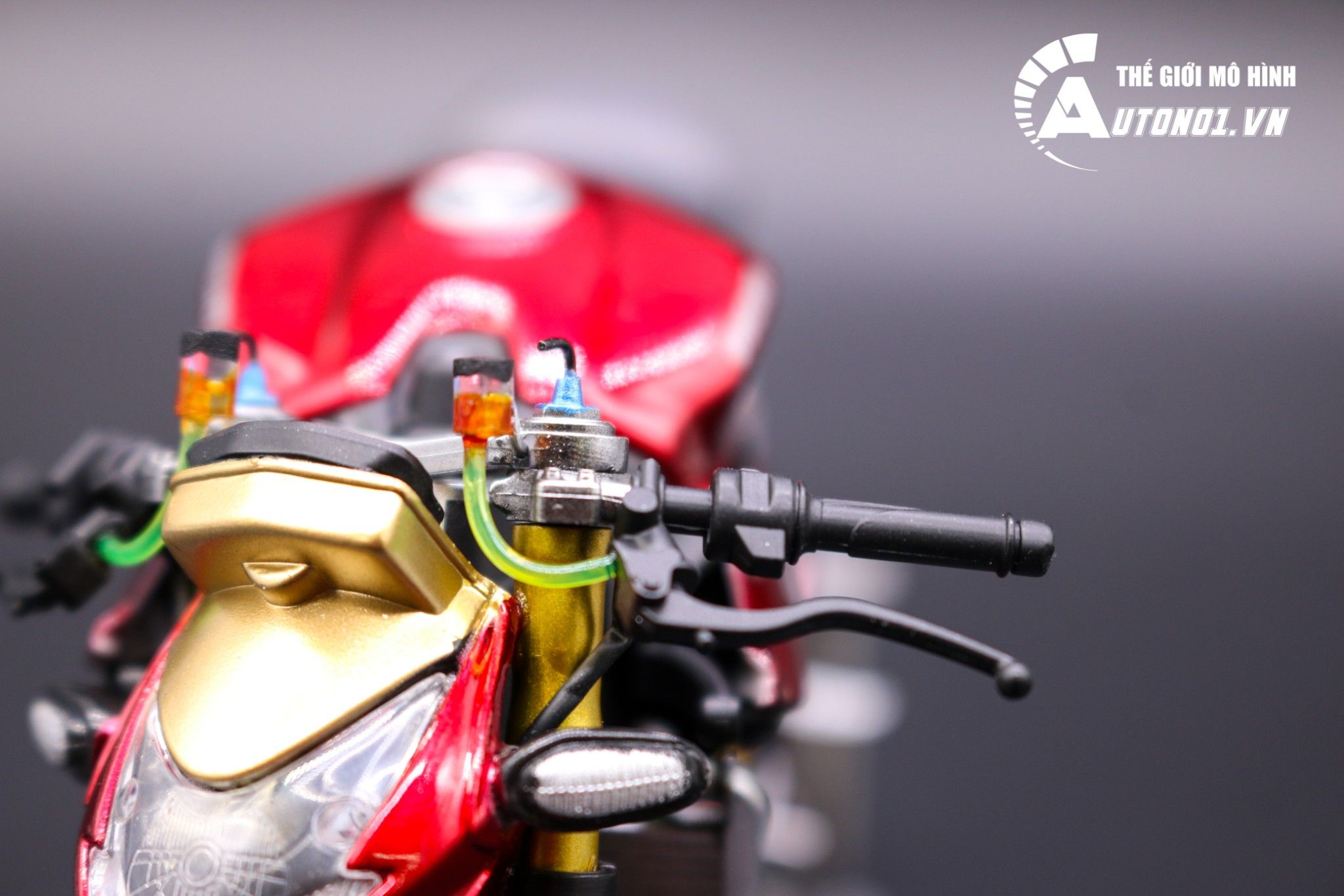  Mô hình xe cao cấp Ducati 1199 Panigale Cafe Racer Red 1:12 Tamiya D055 