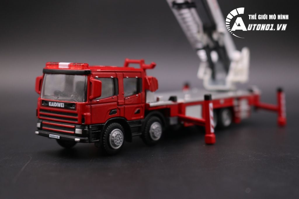 MÔ HÌNH XE CỨU HỎA THANG 1:50 KAIDIWEI 7006