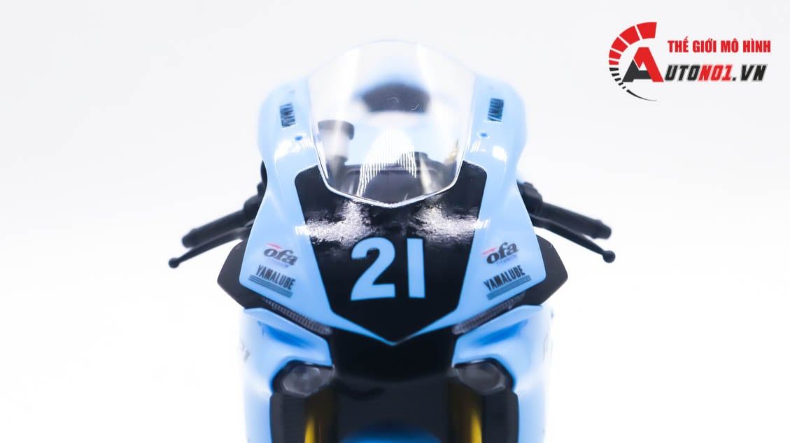  Mô hình xe cao cấp Yamaha Yzf-R1m Shiseido Tech 21 1:12 Tamiya D123I 