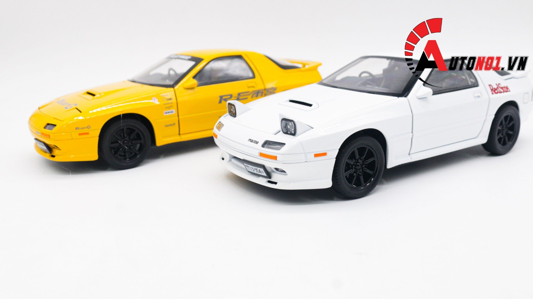  Mô hình xe Mazda RX7-FC full open tỉ lệ 1:24 Alloy Model OT192 