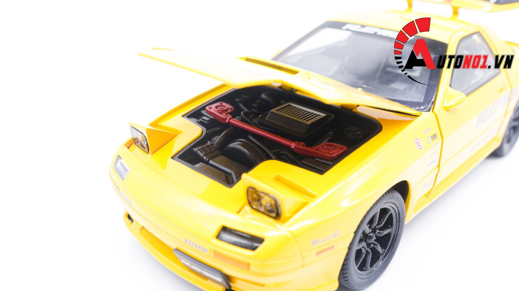  Mô hình xe Mazda RX7-FC full open tỉ lệ 1:24 Alloy Model OT192 