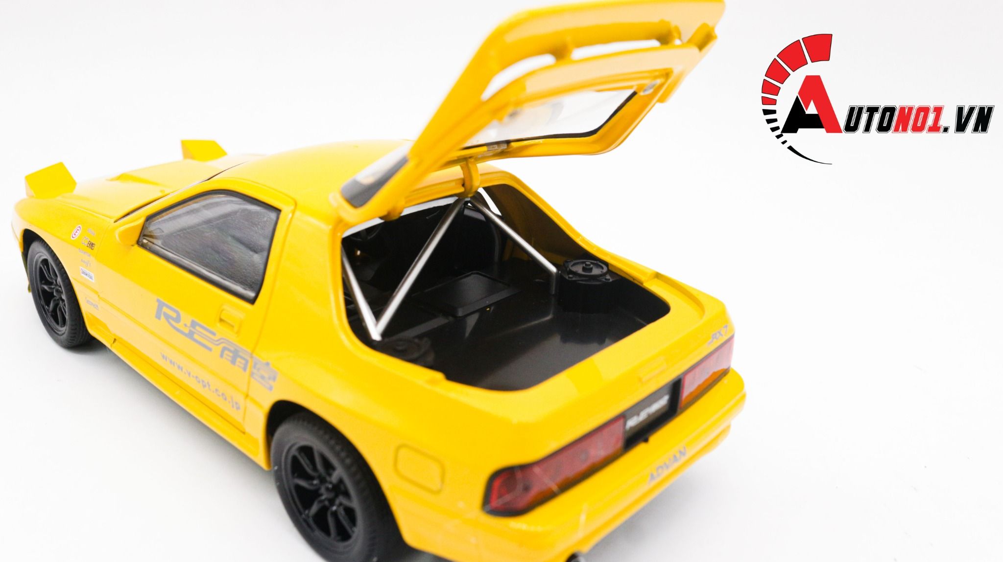  Mô hình xe Mazda RX7-FC full open tỉ lệ 1:24 Alloy Model OT192 