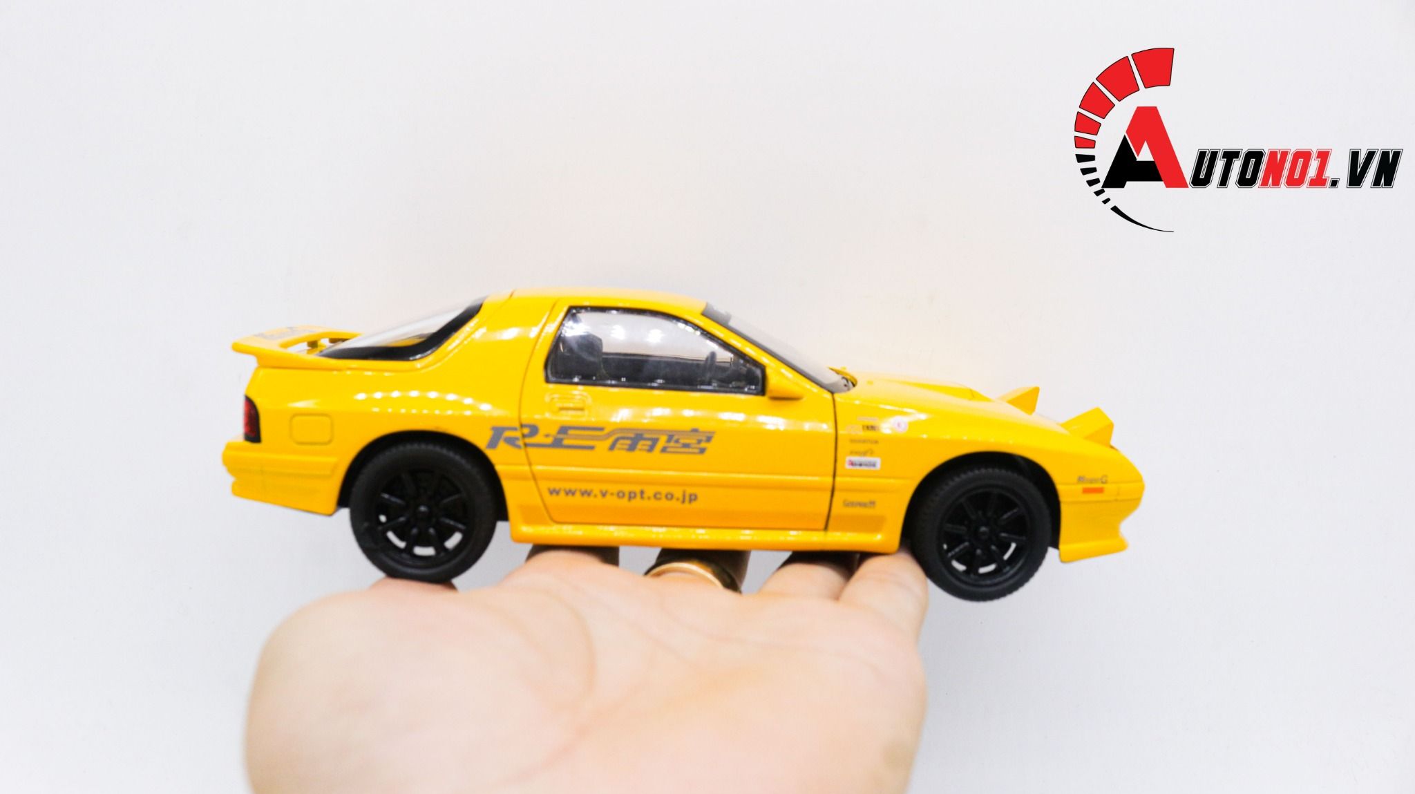  Mô hình xe Mazda RX7-FC full open tỉ lệ 1:24 Alloy Model OT192 