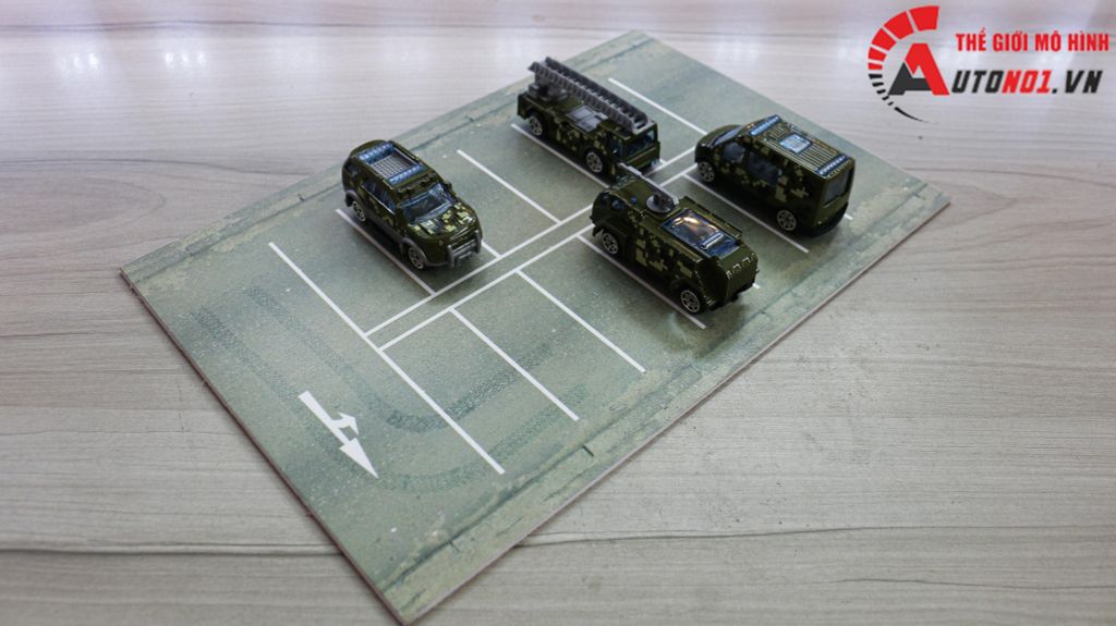 DIORAMA MẶT ĐƯỜNG - PARKING KÍCH THƯỚC 20X30 CM CHO Ô TÔ TỈ LỆ 1:64 AUTONO1 DR011A