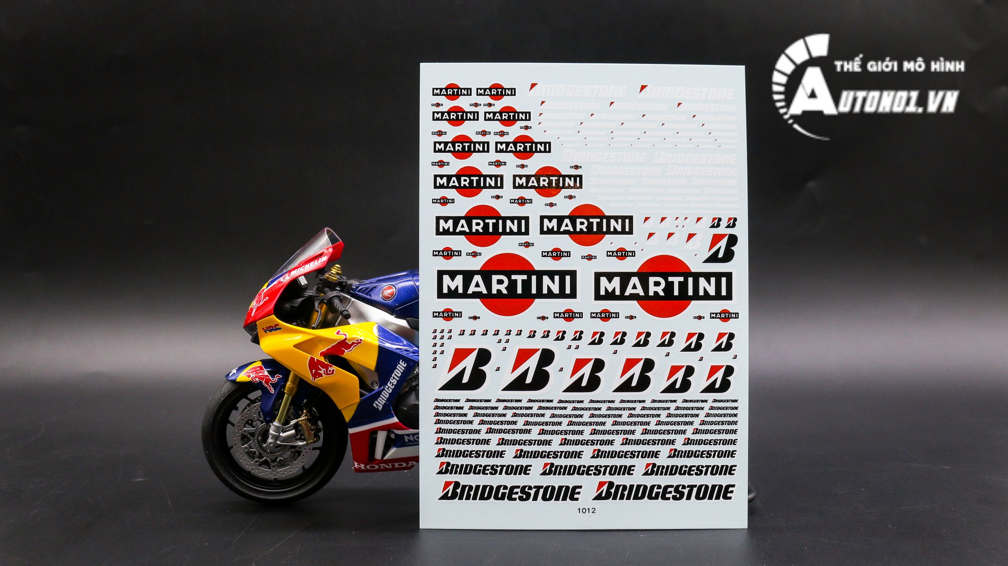  Decal nước Bridgestone Martini Nhiều tỉ lệ 1:12 1:24 1:18 4613 