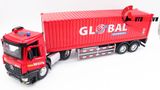  Mô hình xe container tỉ lệ 1:24 đầu kim loại - thùng xe nhựa Metal DieCast OT195 