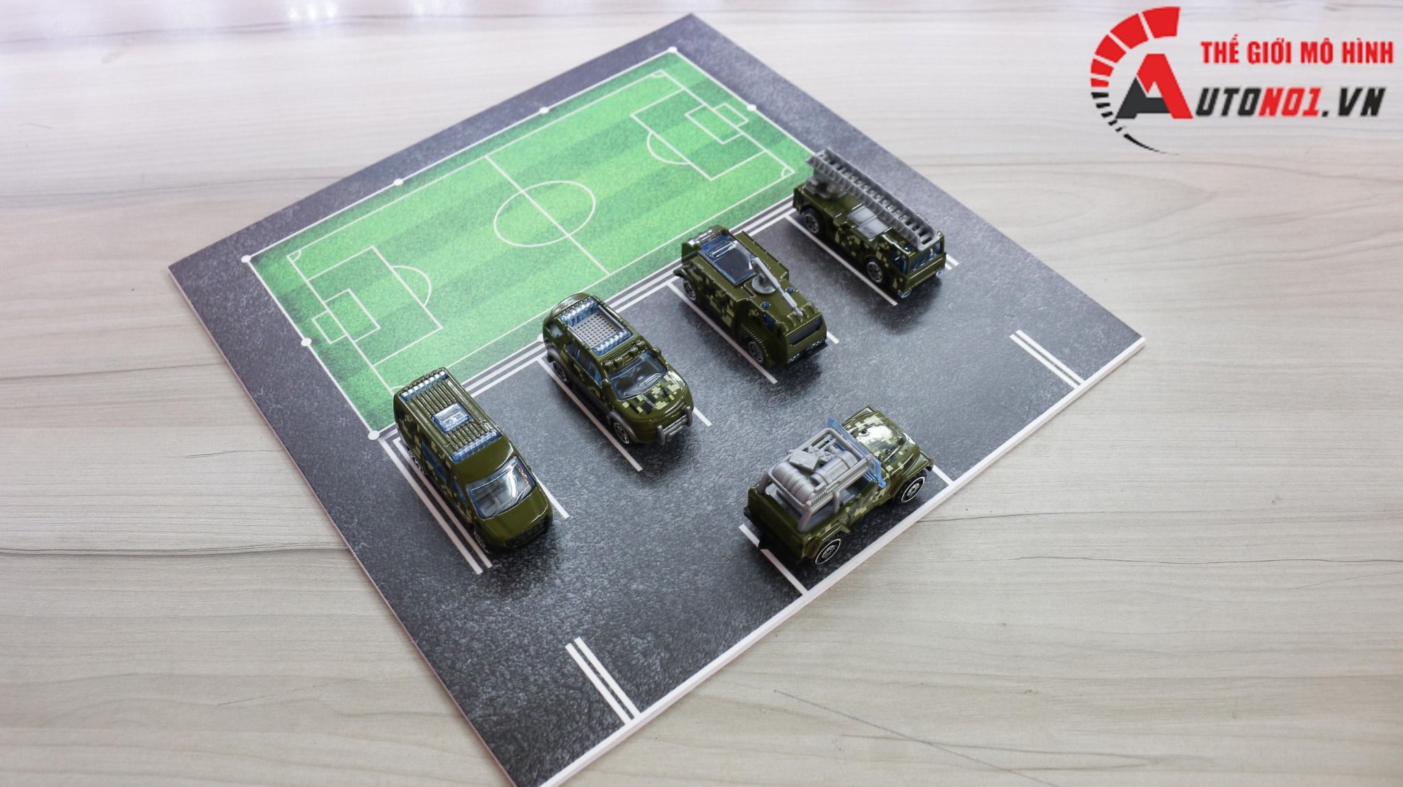  Diorama mặt đường - parking kích thước 30x30cm cho ô tô tỉ lệ 1:64 Autono1 DR012 