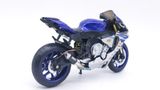  Mô hình xe độ Yamaha Yzf R1m Blue Pô Akrapovic 1:12 Autono1 MSZ D028C 