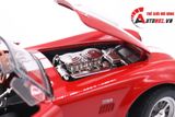  XE MÔ HÌNH SHELBY COBRA 427 S/C 1965 RED 1:24 WELLY 2214 