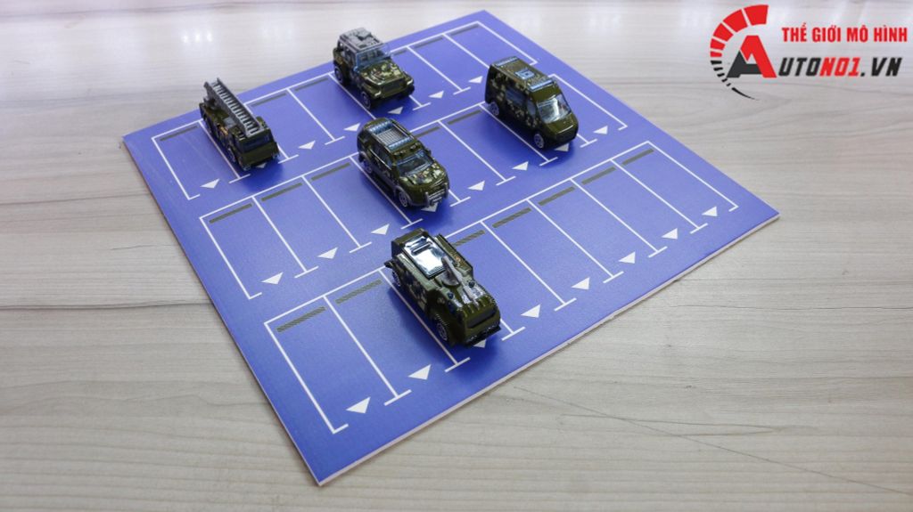 DIORAMA MẶT ĐƯỜNG - PARKING KÍCH THƯỚC 30X30 CM CHO Ô TÔ TỈ LỆ 1:64 AUTONO1 DR012A