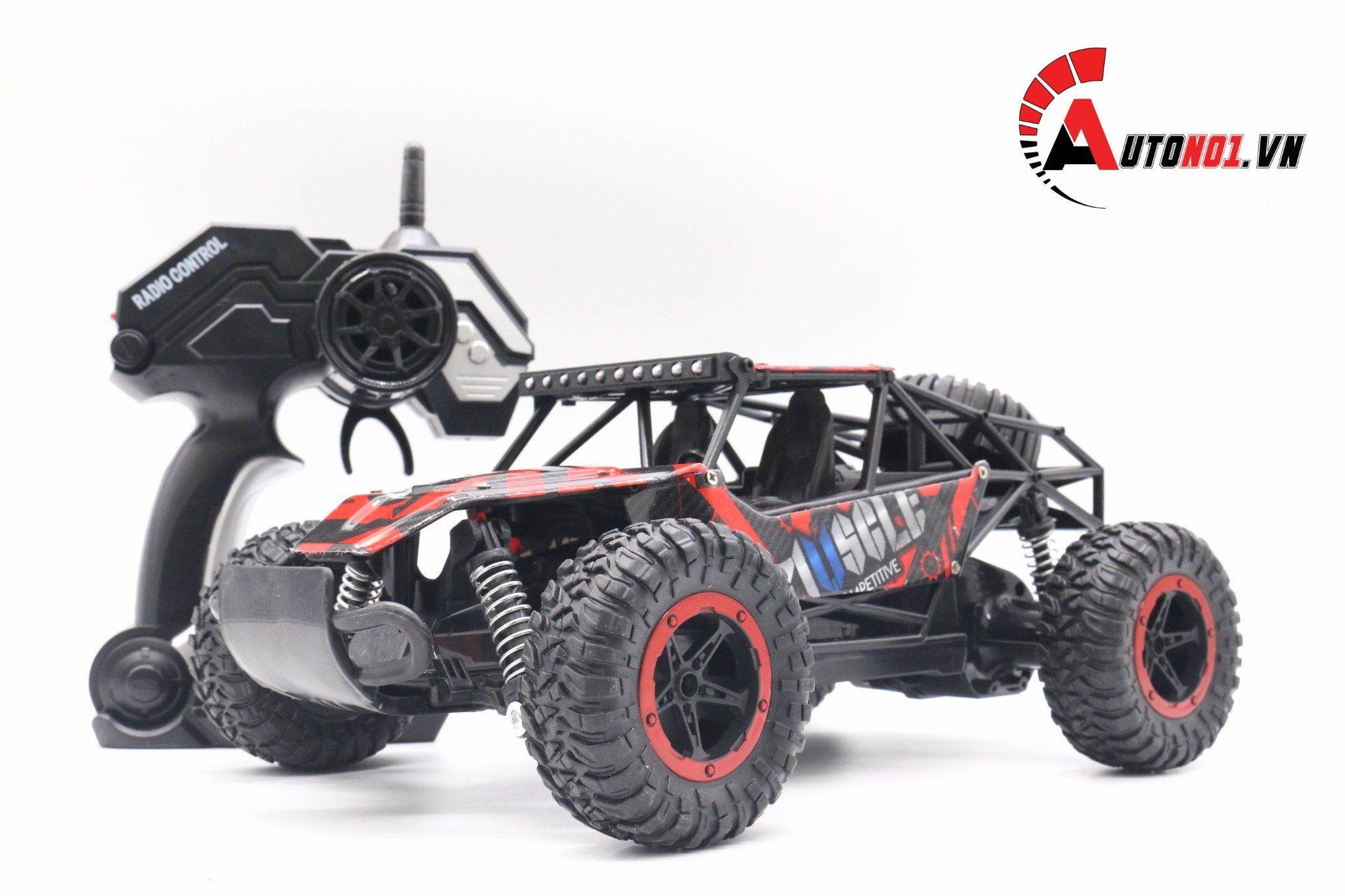  MÔ HÌNH XE ĐIỀU KHIỂN Ô TÔ OFF ROAD MUSCLE COMPETTIVE RED 1:16 HÃNG DEER MAN 6055 