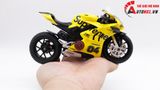  Mô hình xe độ Ducati Supreme V4s Nồi Khô Yellow Tỉ Lệ 1:12 Autono1 D223G 