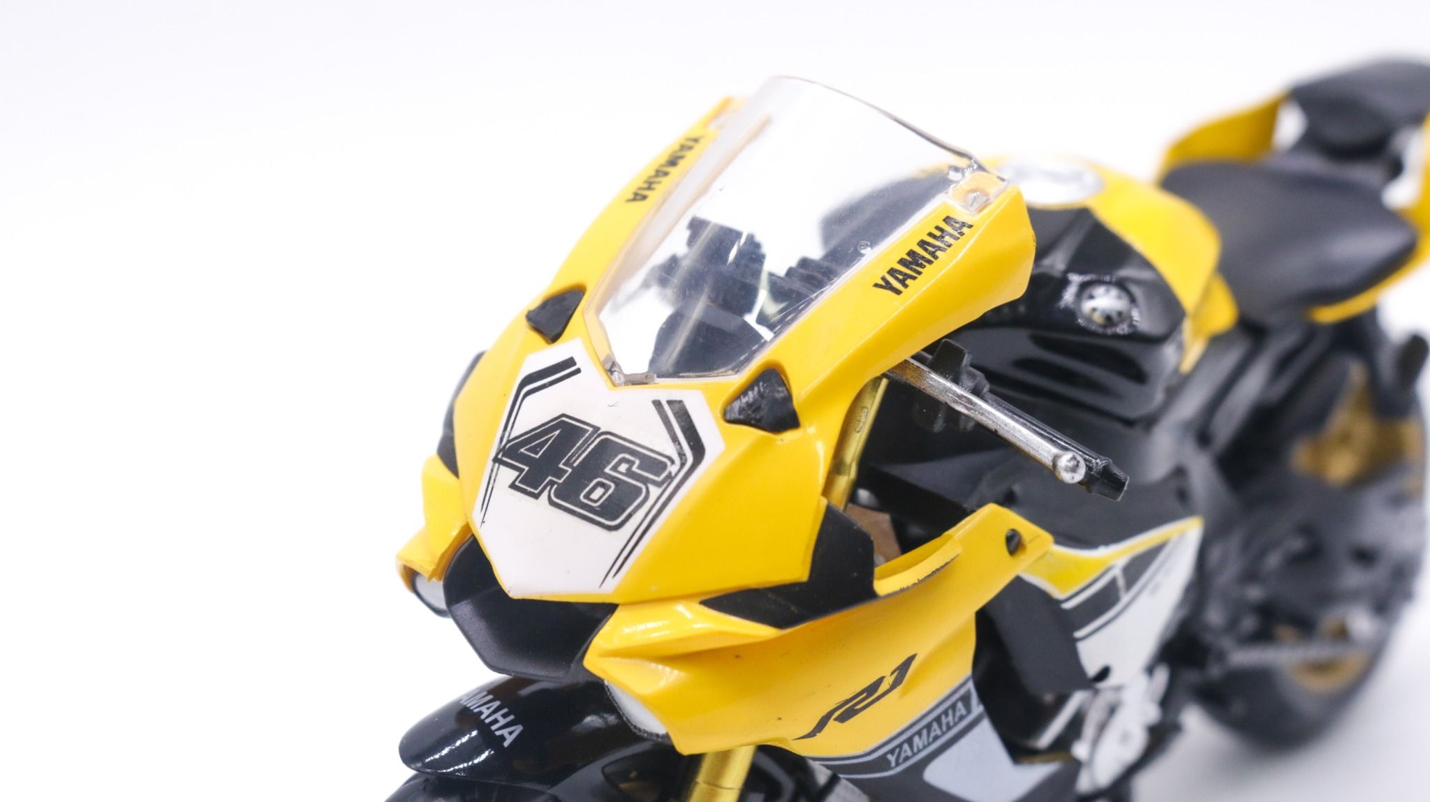  Mô hình xe độ Yamaha R1m 60th Anniversary Yellow Ver 2 - Pô R1m 1:12 Autono1 MSZ D028K 