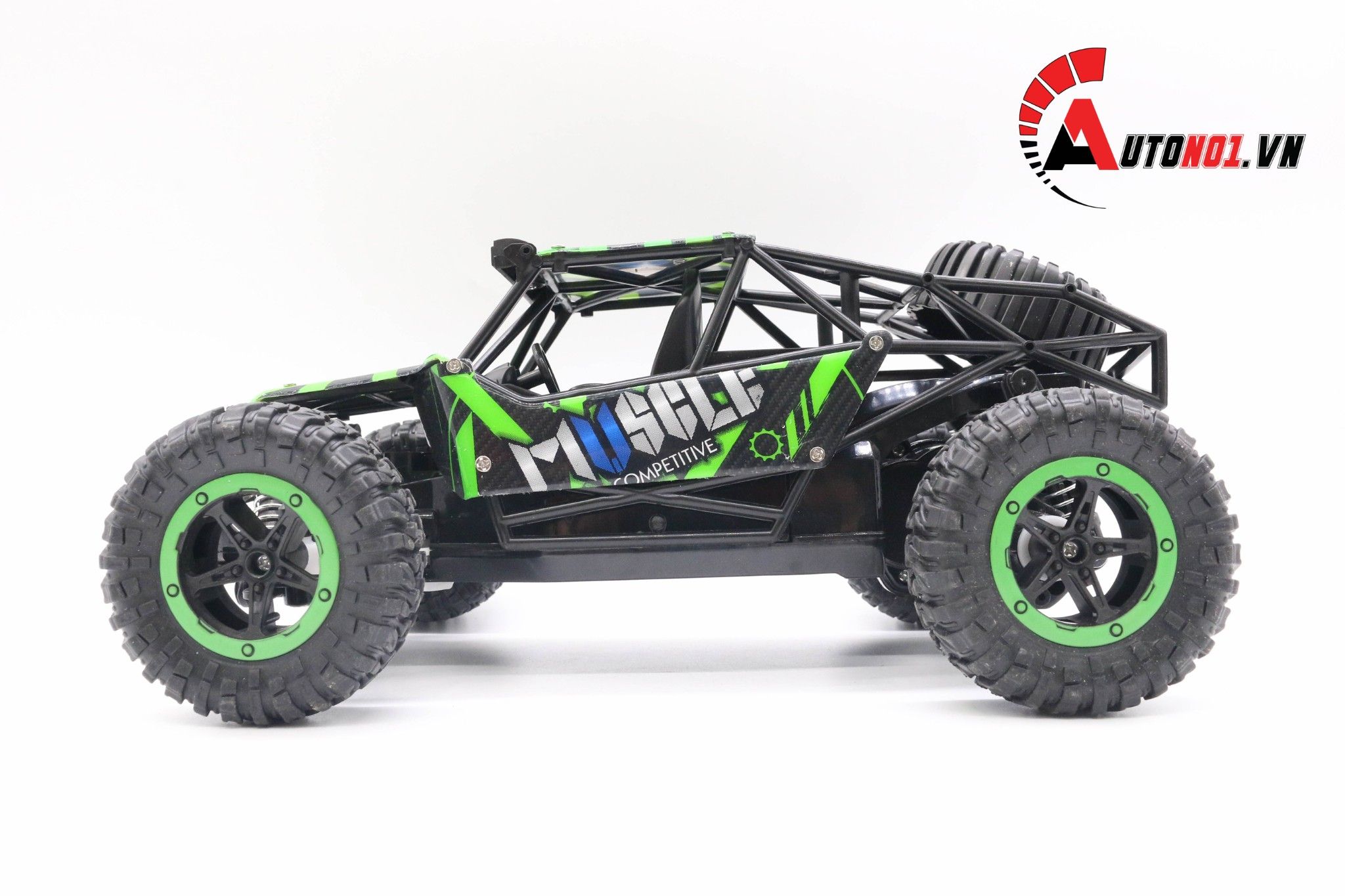  MÔ HÌNH XE ĐIỀU KHIỂN Ô TÔ OFF ROAD MUSCLE COMPETTIVE GREEN 1:16 HÃNG DEER MAN 6054 