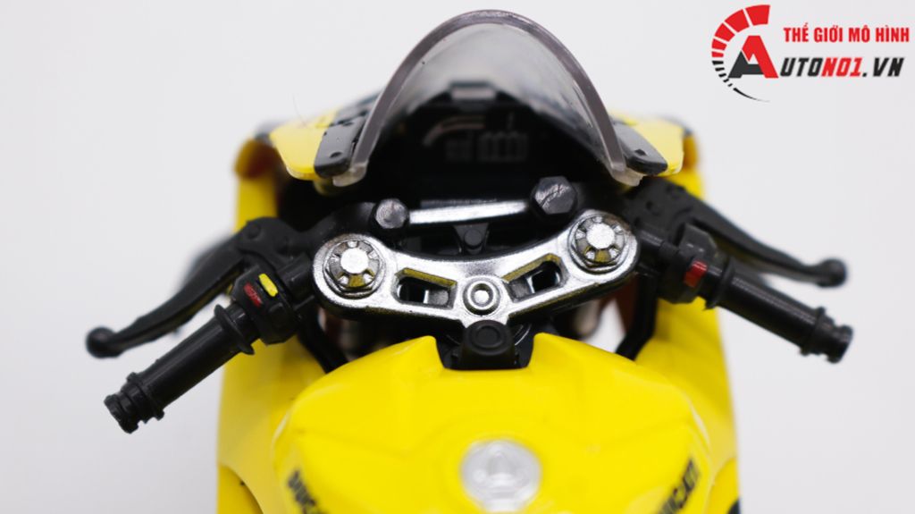 MÔ HÌNH XE ĐỘ DUCATI SUPREME V4S NỒI KHÔ YELLOW TỈ LỆ 1:12 AUTONO1 D223G