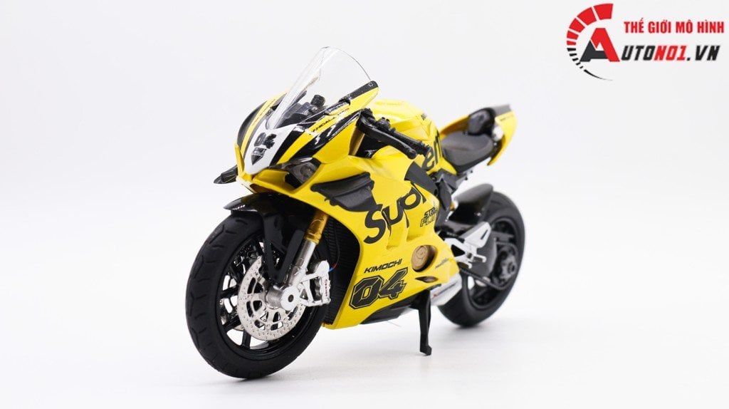  Decal nước độ Ducati Panigale V4S Supreme Black - Decal fullface Ducati Supreme tỉ lệ 1:12 Autono1 DC600E 