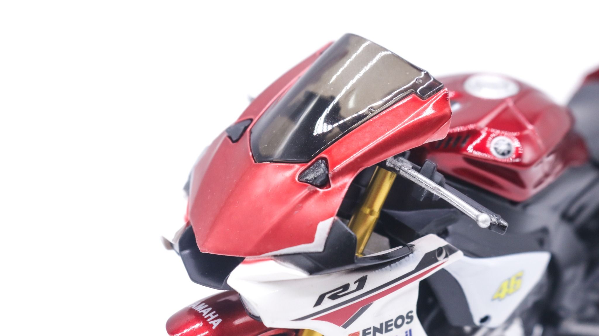  Mô hình xe độ Yamaha Yzf R1m Red độ pô 1:12 Autono1 MSZ D028D 