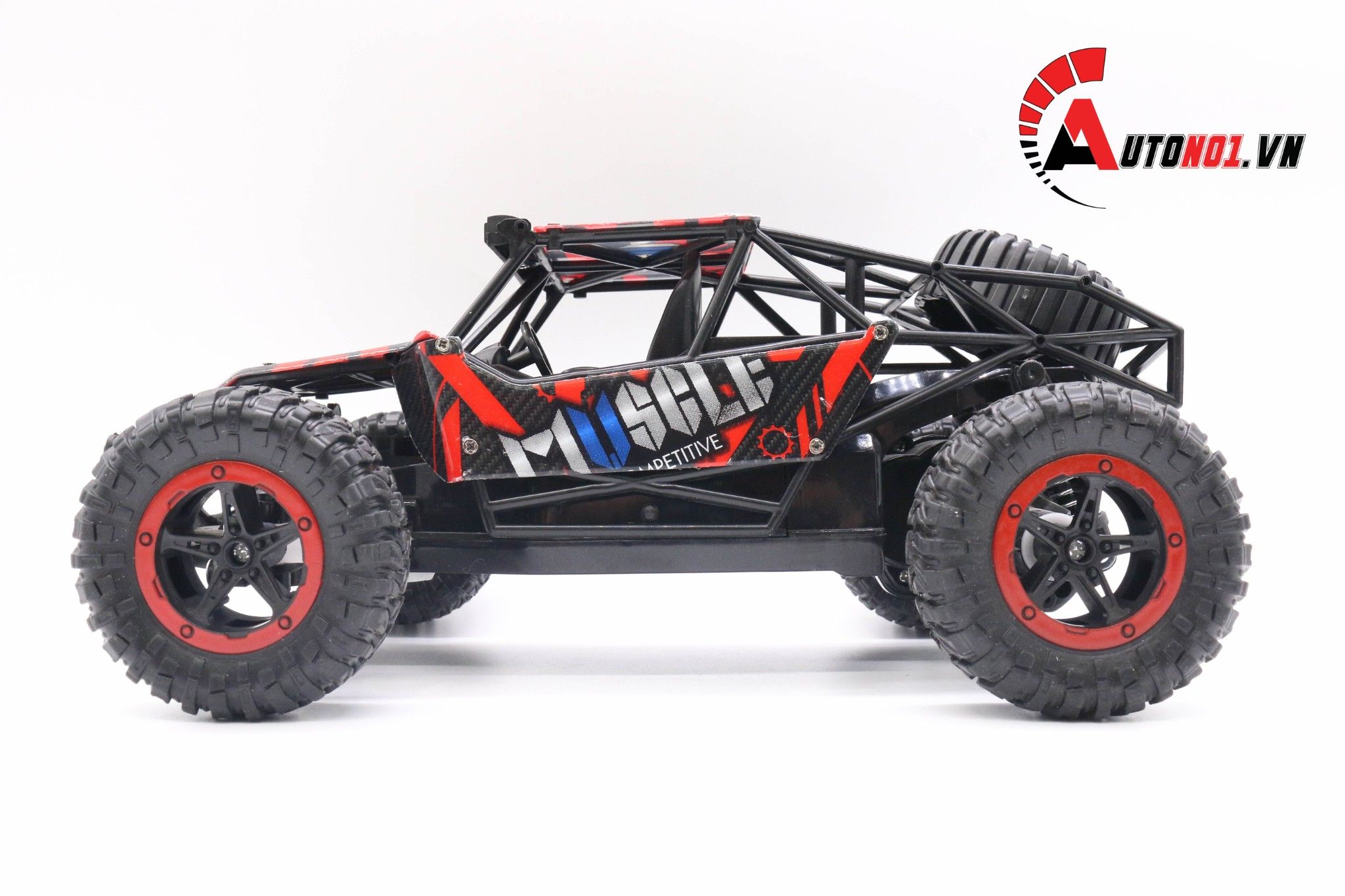  MÔ HÌNH XE ĐIỀU KHIỂN Ô TÔ OFF ROAD MUSCLE COMPETTIVE RED 1:16 HÃNG DEER MAN 6055 